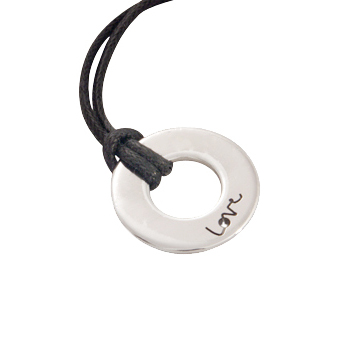 MoonLove | Roung Silver Pendant - Click Image to Close
